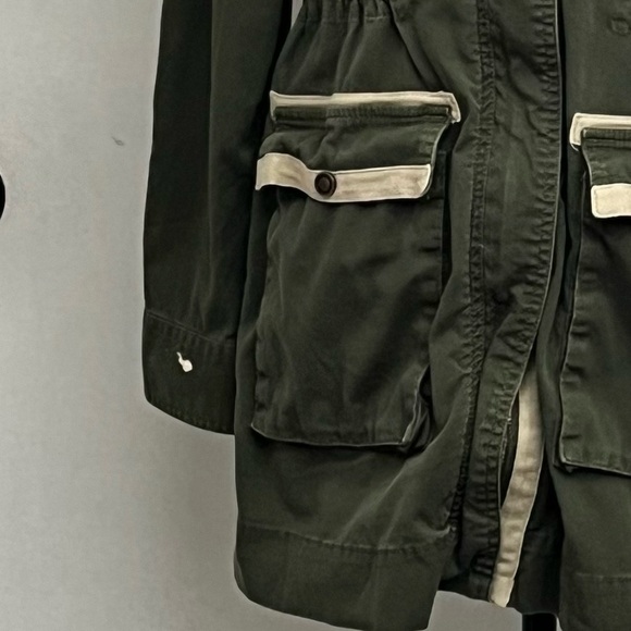 CAbi Anorak #722 Utility  Green Outdoor Gorpcore Y2k Vtg Retro Coastal Preppy S - Picture 7 of 12